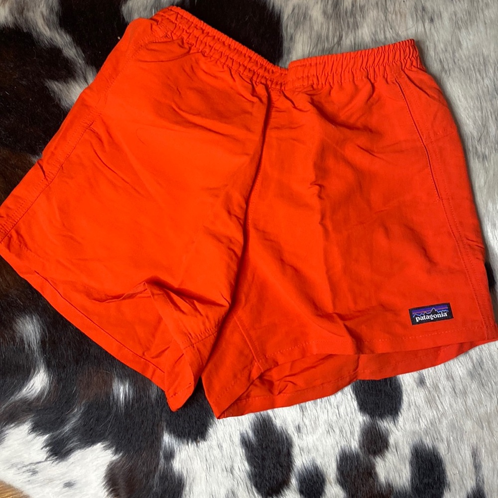 Orange Patagonia Baggies